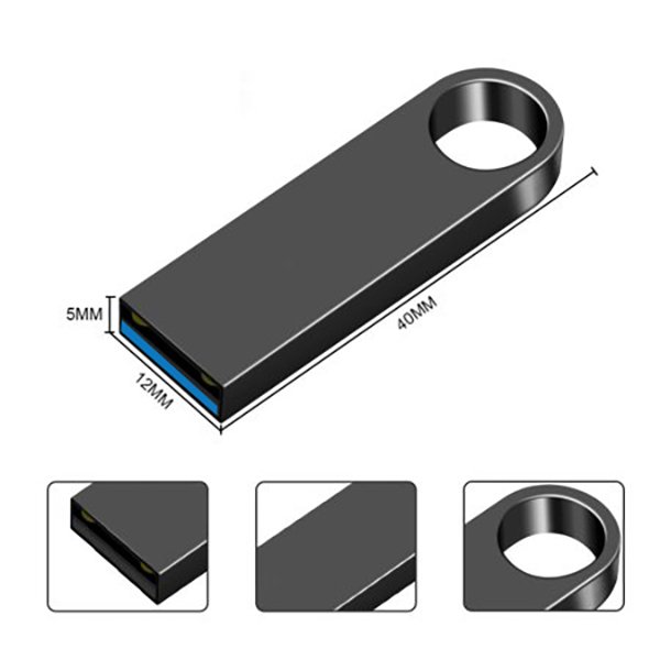 287-image.jpg 3.0 HIZLI AKTARIMLI USB BELLEK 64 GB U10 SİYAH - Görsel 1