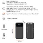 PT-218 Powerbank 10000 mAh 22.5W Hızlı Sarjlı (Dahili Kablolu) - Görsel 6