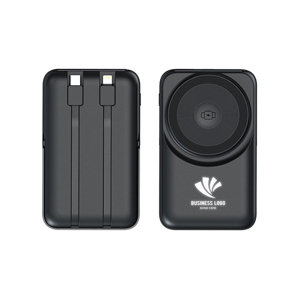 PT-230-1.jpg PT-230 10000 mAh Magsafe Işıklı 22.5W Hızlı Şarjlı 15W Hızlı Wireless Powerbank - Görsel 1