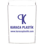 PT-792 Oval Şeffaf Kalemlik - Görsel 2